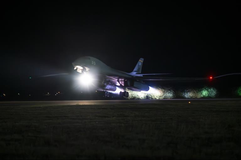 Pentagon Releases Photos Of Intercontinental B-1B Combat Mission | News ...